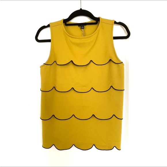Ann Taylor mustard top large